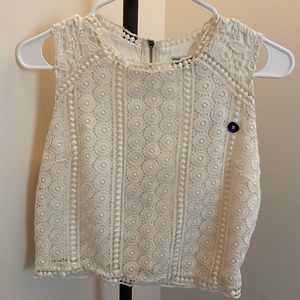 Abercrombie lace crop